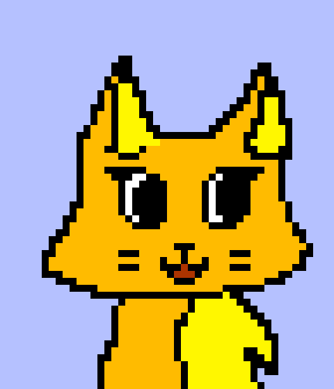 [e07772] *goes back to the portal but the portal was gone... Milly, the portal is gone, lets just go to sleep. [cool cyan cat]