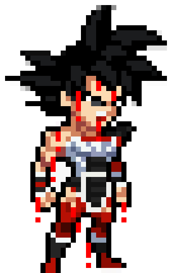 [387bac] teen kakarot (combat damaged)