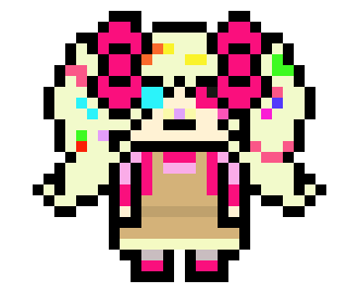 [fa1bf4] Joëlle Hareki pixel sprite