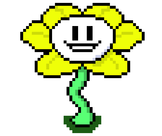 [2fbf6b] Storyshift flowey climbs up on chara and attaches self to her eye- ((im storyshift asriel with no soul)) 