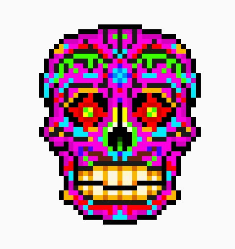 [147ff7] Calavera Skull