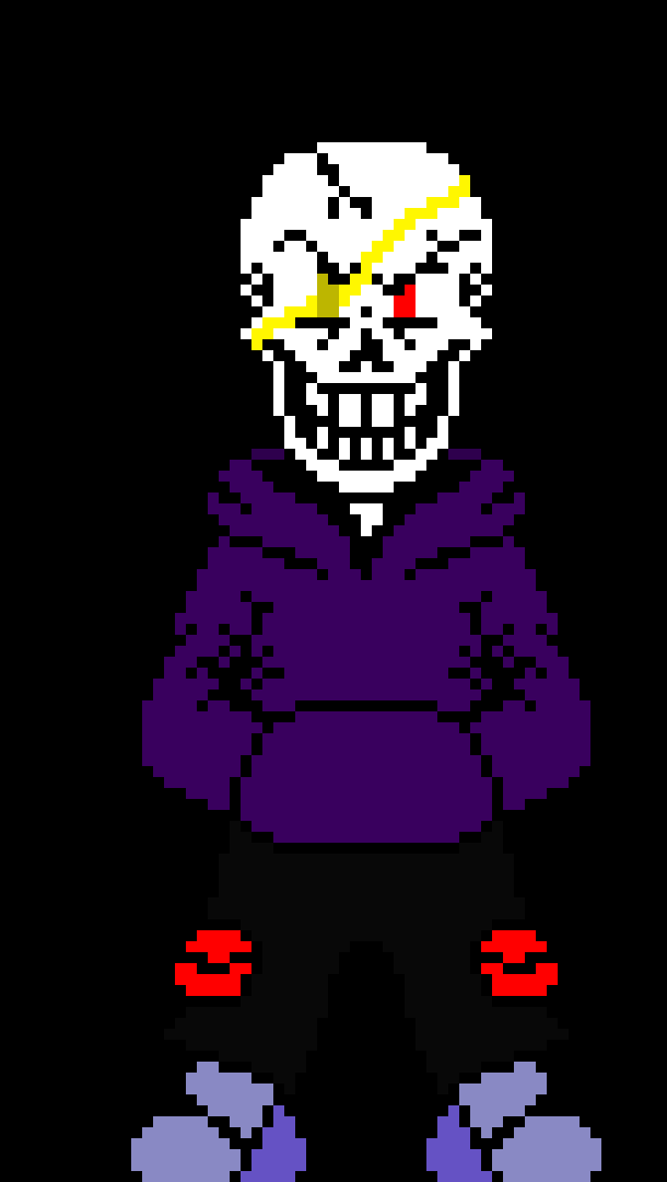 [d959ff] I put caftars colors on bad time trio papyrus 