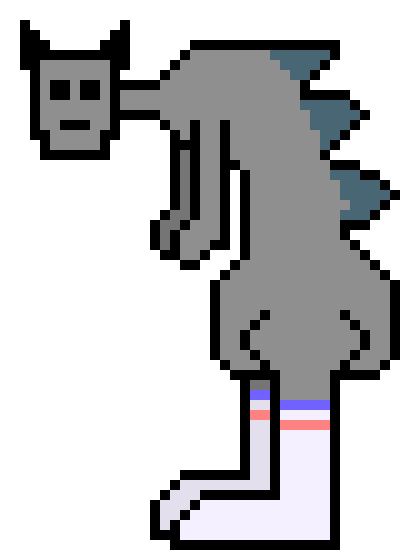 [9664c4] Monster & Socks