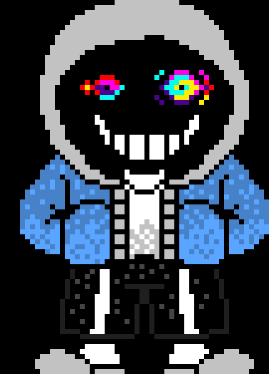 [dea8b4]  DustDust Sans the Skeleton Battle Sprite My take.