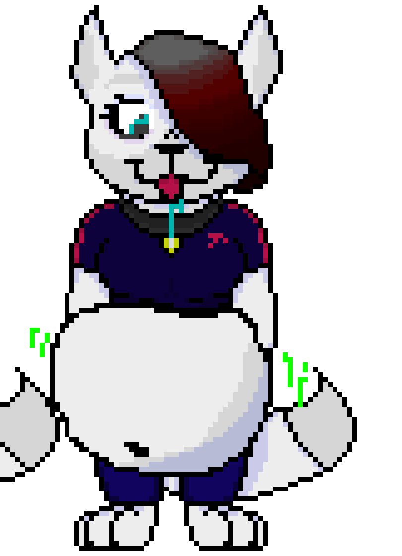 [390dcd] hot sexy furry vore dog digesting sheep lady