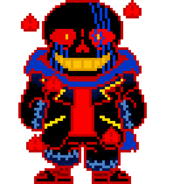 [7456f1] *teleports away and swapfell, fellswap, inverted fate, storyshift get ripped up* *strings ink up and teleports to chesstale and hides* 