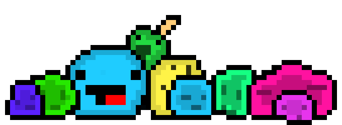 [c92821] more slimes appear around the blue and green slime* - slime party (bonnie)