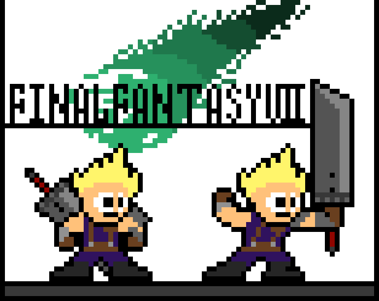 [9664c4] Cloud (Megaman Style)