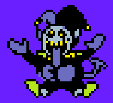 [970cdd] Jevil-(Its fine)NOW WE CAN PLAY PLAY*Gives Evan the stats of Kris*