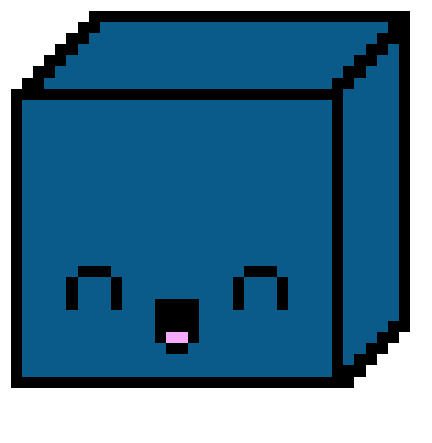 [e3c090] Filled Fuschia and Blue Cardboard