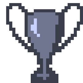 [3aaf02] Silver 8 bit cup