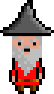 [bb0007] Pixel Wizard Red Idle AniF1