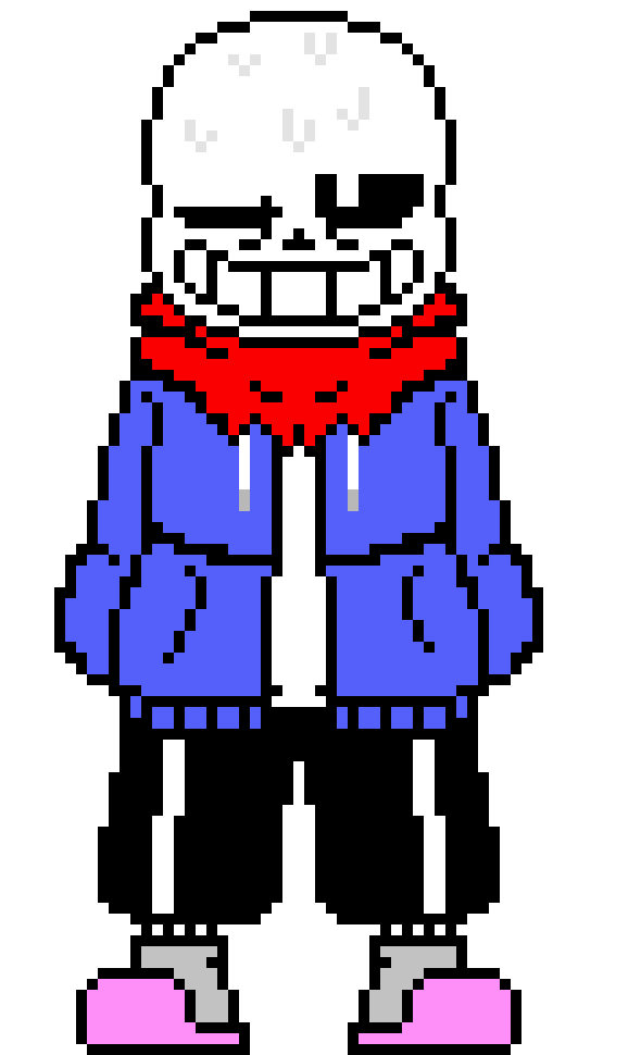 [7b7bce] *sans is still sitting on the ground after the battle he had*