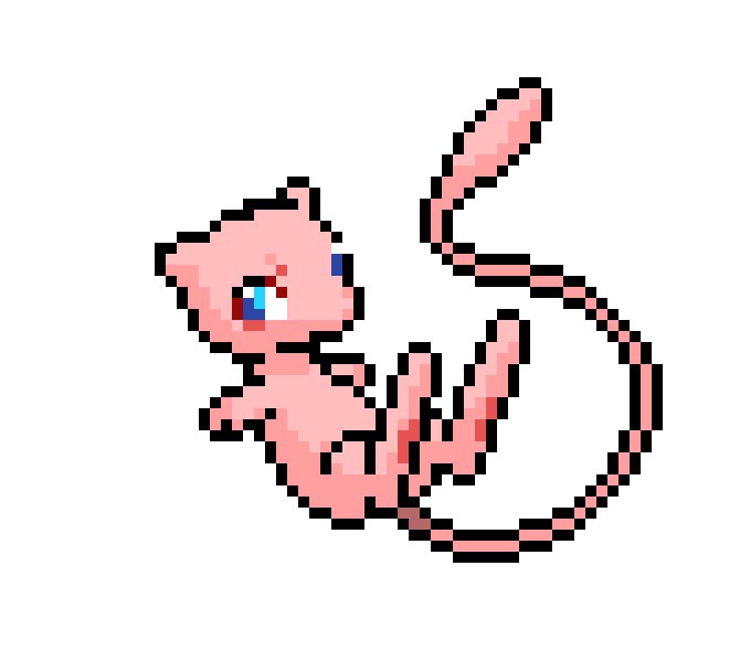 [44510d] Mew Pixel Art