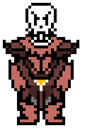 [7f0ce6] Overworld Undertale: Rusted papyrus - PDG