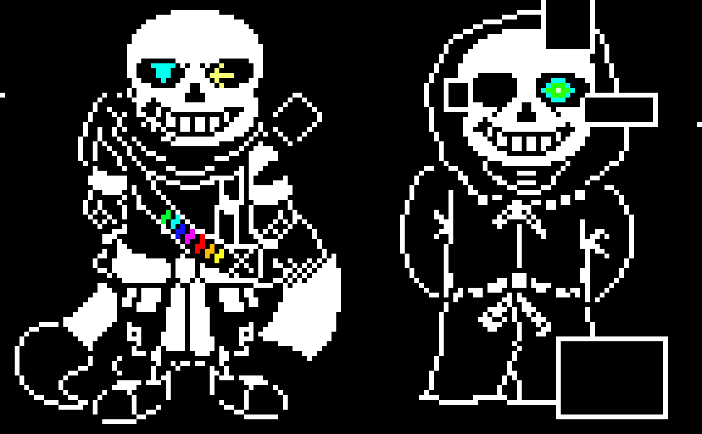 [43520c] *shoots 10 ink!blasters then 30 bones then 3 of reaper sanses gaster blasters*  - ink