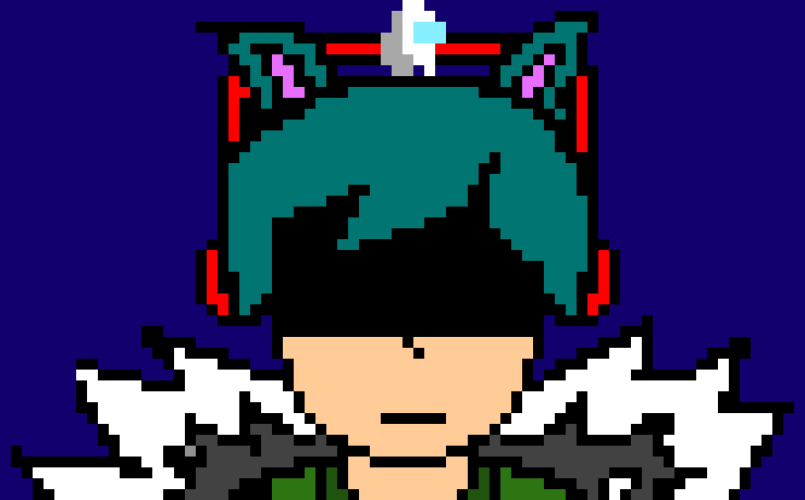 [747a3c] (Grabs a piece of cake opens BL's mouth and shoves the cake in her mouth)there-Cade