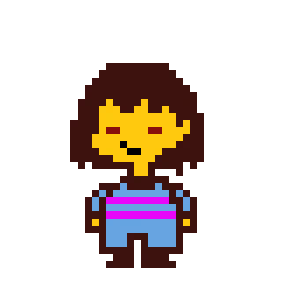 [96ca9c] *surrounds both in knives*ah now here's the real fun *slowly moves the knives closer to the middle* HAHHAHAHAHAHAHHA I LOVE TORTERING...i may of gotten that from my creator...-genocidetail frisk