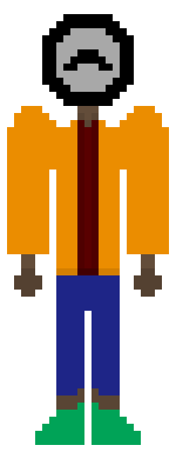 [25d002] *He walks through the rain, thinking, listening*