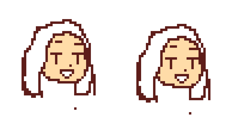 [1ad393] ARIADNE 1, SMILE, CLEAR HAIR, LAX BROWS