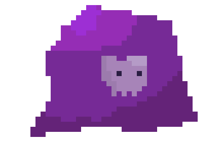 [9664c4] slime skull purple