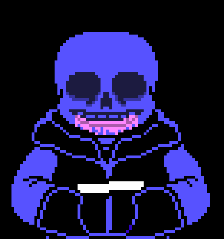 [55e4e5] -some of his throw up touches flowey- -NegaTale!Sans