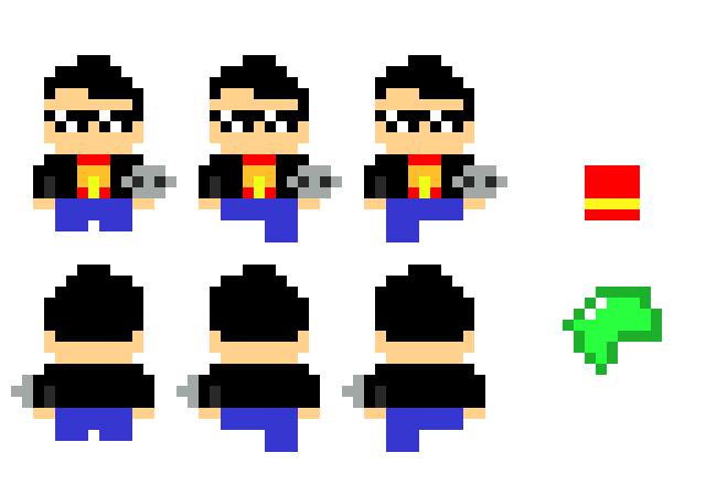 [194f70] Maze game 2d character sheet