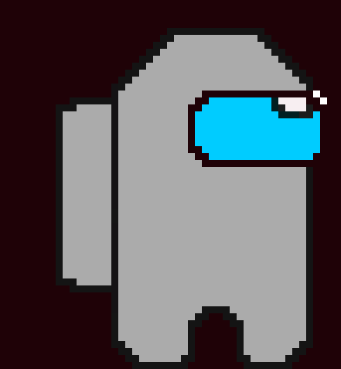 [8ce596] *shoots at the creepers with among us gun*-grey imposter