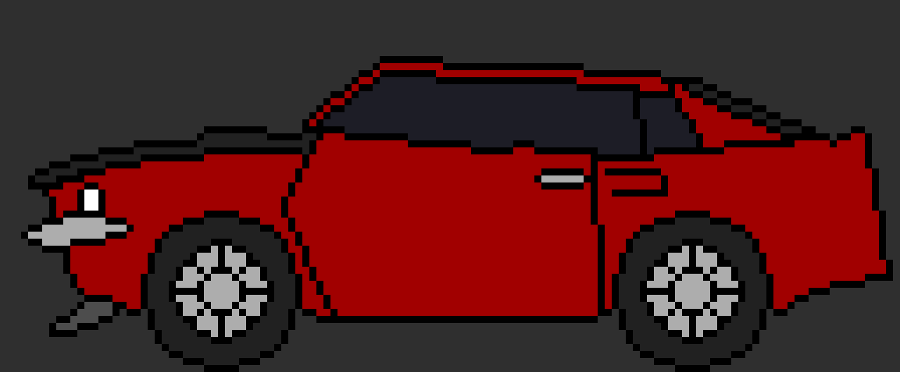 [0b51d0] -He drives into PAM's Metropolis, Parking next to a random restaurant.-