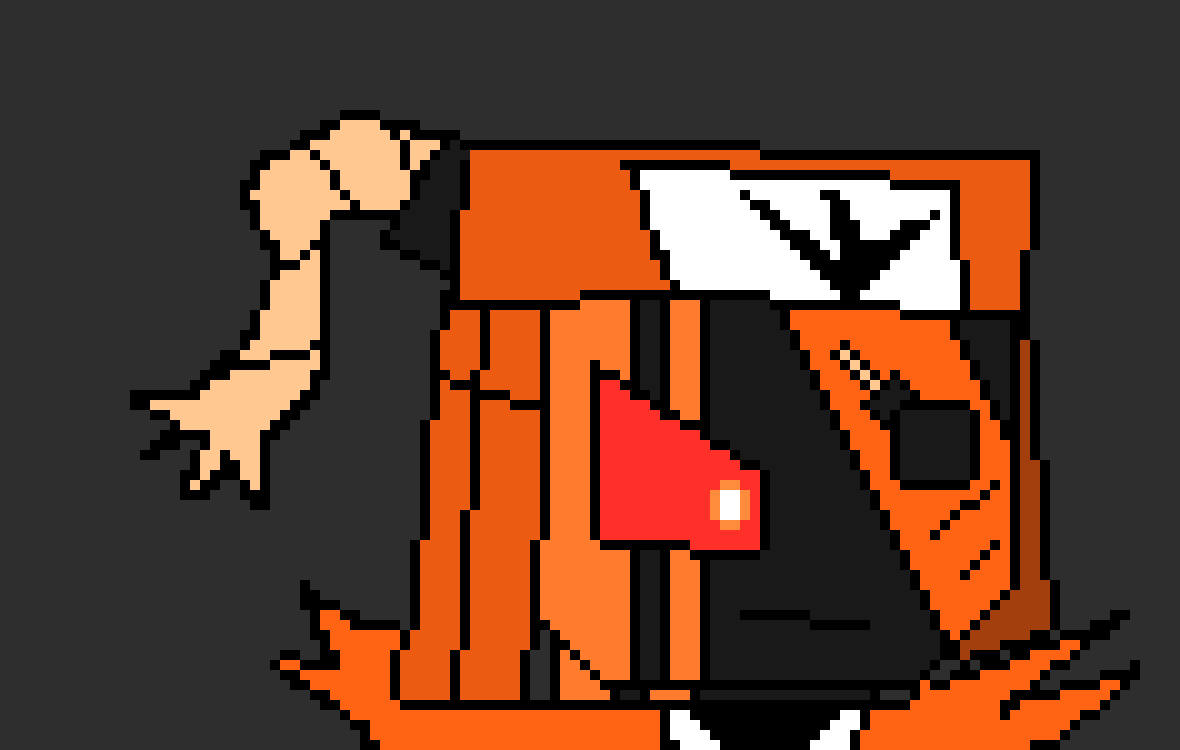 [812b32] *looks at the robot* i can probably fix ya.... after the earthquakes... - Rivity / Molt!