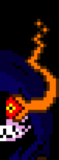 [c7b058] *slashing at him*