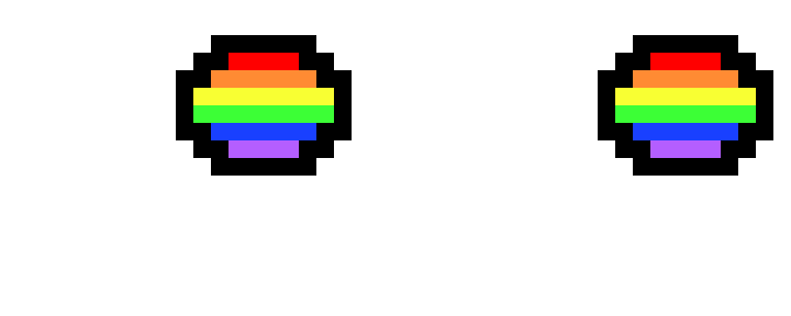 [16edaa] right rainbow eyeshine