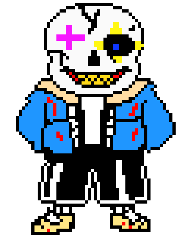 [d46952] if i get your sans fresh ink can you make me a freaktale sans sprite