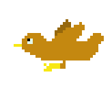 [fce987] bird(wings open)