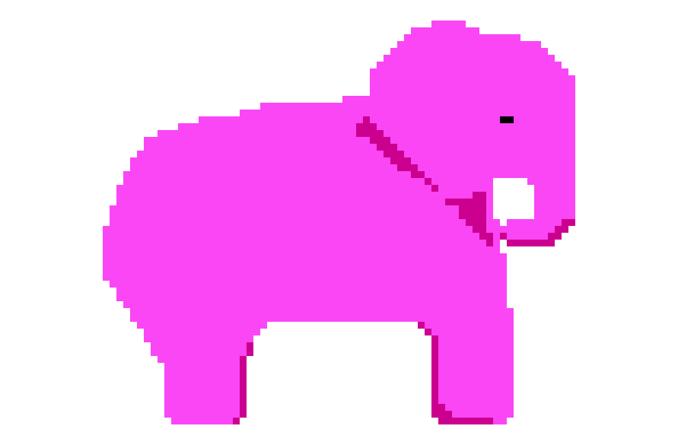 [9664c4] Pink elephant 
