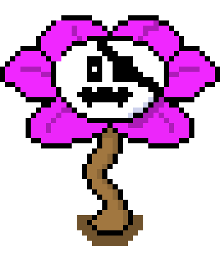 [9664c4] Evil Pirate Flowey Sprite