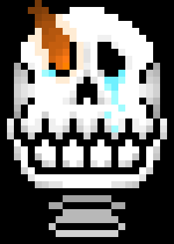 [95be89] Realistic Disbelief Papyrus Head | -Terrie