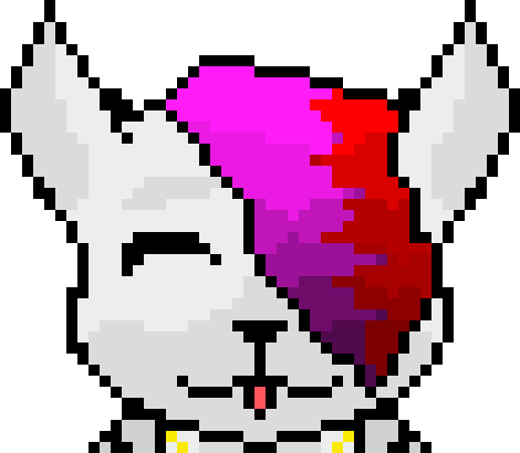 [63ceb7] "*she is acting more like a pet (like a cat or dog not the... other kind...)*" | http://pixelartmaker.com/gallery?after=1063710