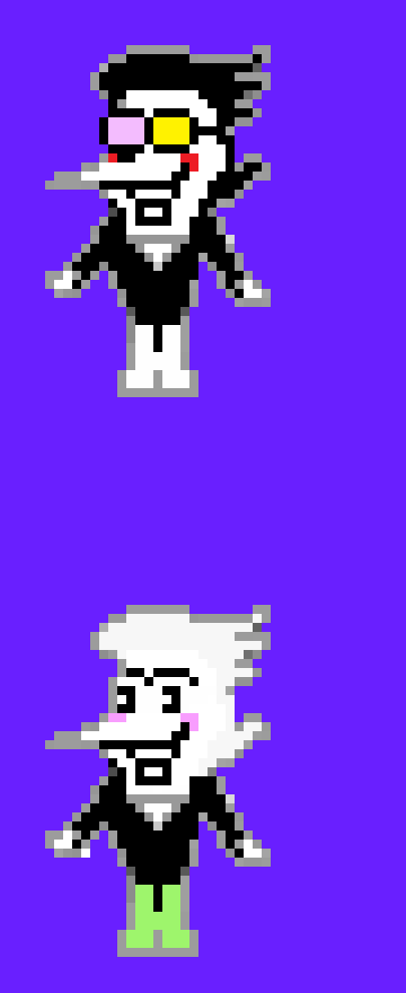 [f001d5] Springrat-Sy edit these two and the neo on the sprite sheet to make it look like your oc 