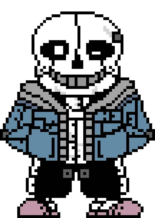 [f16278] RobotTale Sans Battle Sprite with Colored Sprite. [OFFICIAL EDITION]