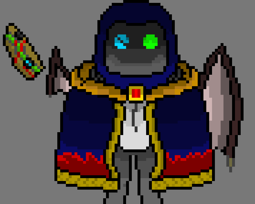 [ca8ee4] (FreshErrorSans glitched out and Druid took his place) what happened?