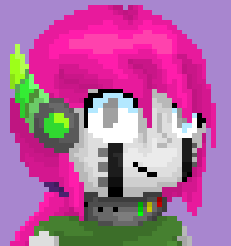 [a2471d] *she doesn't notice felix, and just keeps looking around.*