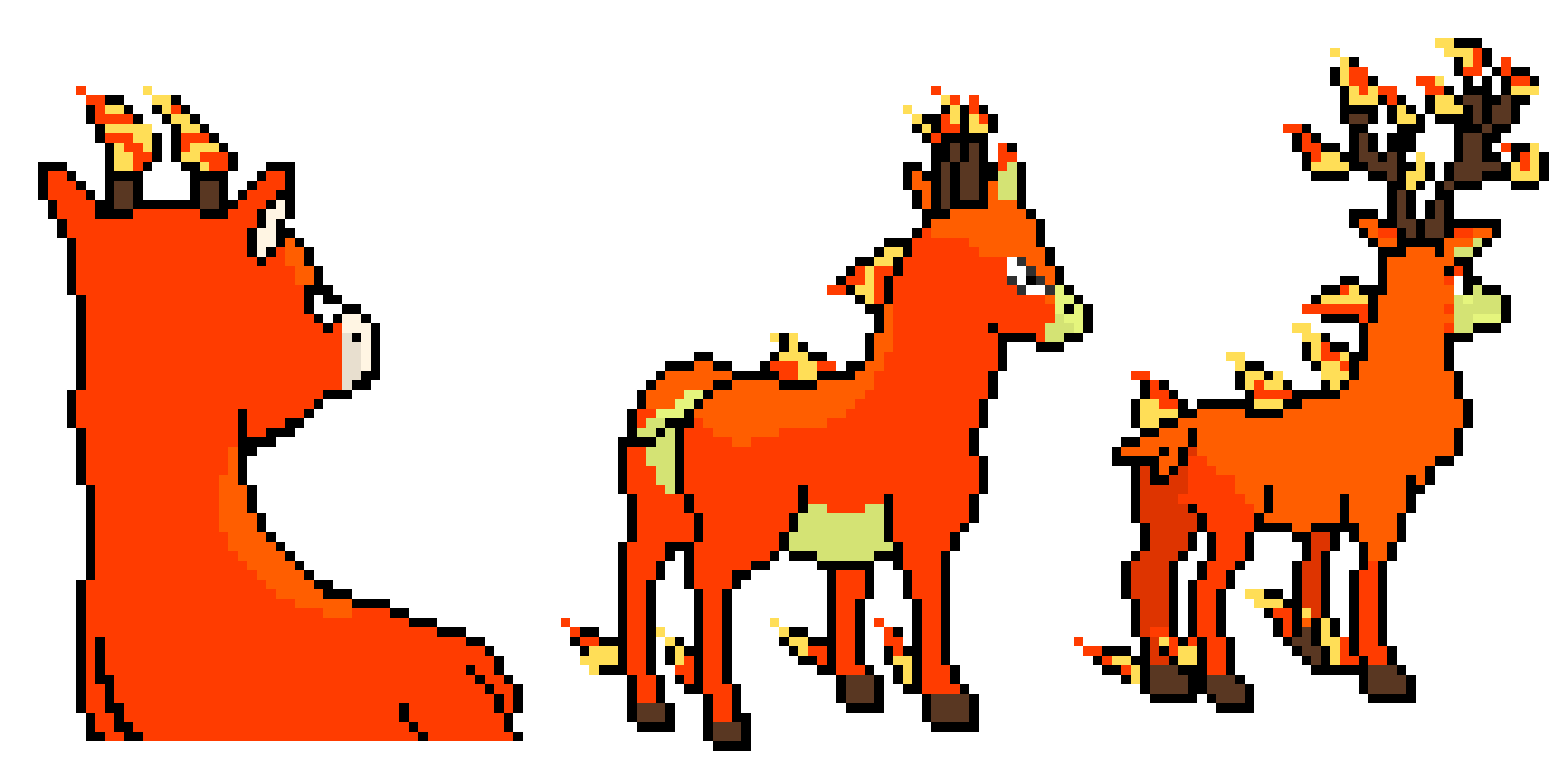 [113f4a] Embuck, Fleer, and Combantler Back Sprites