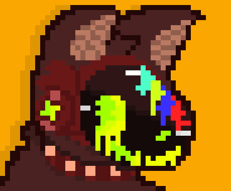 [63ceb7] -Suddenly her screen became slightly glitched and her face became slightly melted, as she just laughs like a manic-