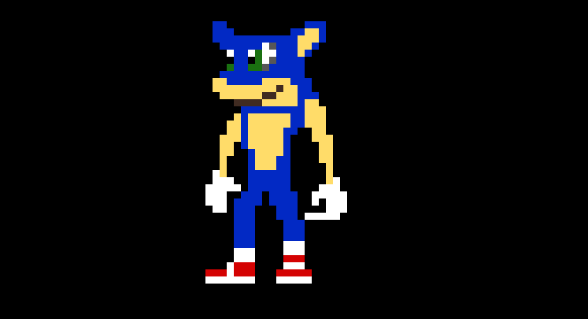 [02487f] Sonic The Hedgehog(crash bandicoot style)