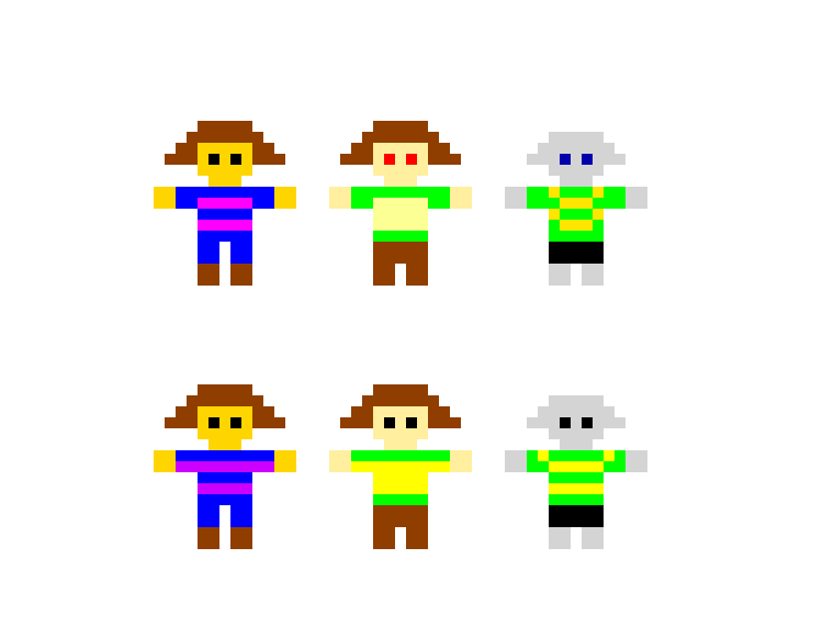 [9664c4] How UT Characters SHOULD look vs. How they DO look