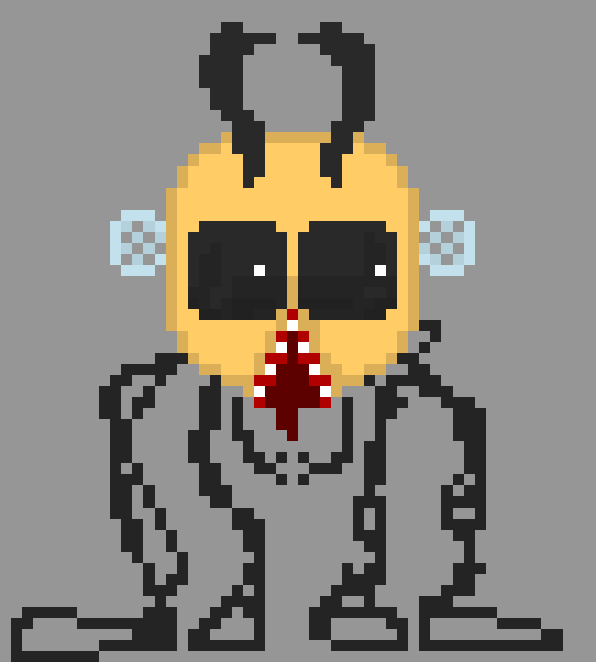 [6a27ef] *bites on his foot bones after eating the skin , and flesh*-dumbee