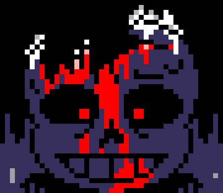 [7ce906] Well... *(Demented walks away.) -HorrorTale Sans