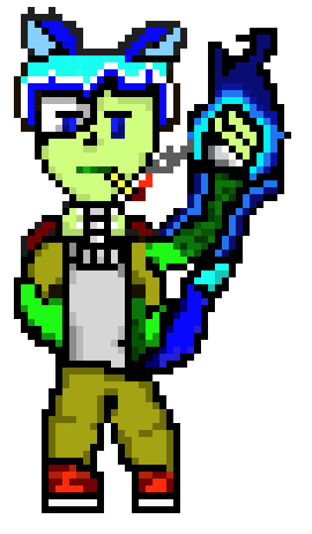 [04f305] -shaves and launches a cannon ball at beans exact location-