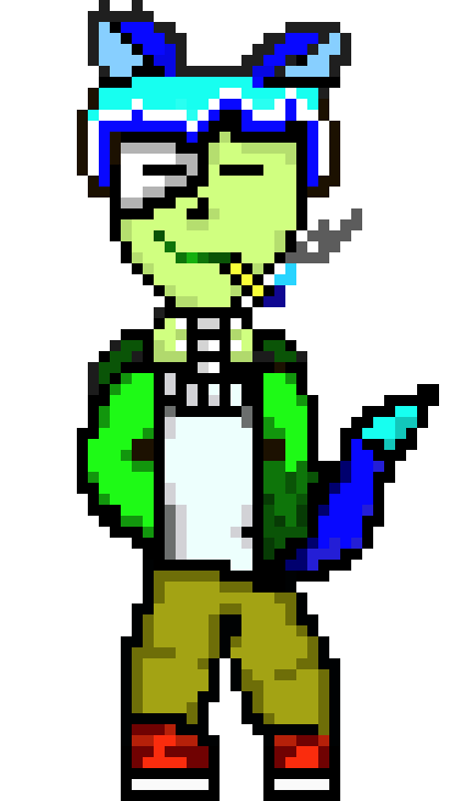 [04f305] can this green guy stop harassing me...